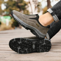 Zapatos De Hombre Casual Transpirables De Cuero Sintético Antideslizantes Para Primavera Y Otoño Talla Verdadera Cómodos - details 34