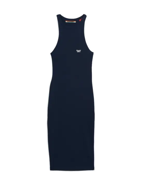 Vestido Superdry azul marino manga sisa ajustado para mujer - 1