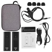 Sistema De Monitoreo Inalámbrico Para Earphone Profesional IEM Estéreo Transmisor Receptor UHF FM Sin Retraso Simultáneo - details 1