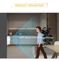 Lámpara Nocturna LED De 3 Colores Con Sensor De Movimiento EU US Plug in PIR Inducción Infrarroja Para Dormitorio Pasillo Escaleras Cocina - details 3