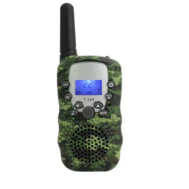 2024, Walkie Talkie para niños, paquete de 3, 3 millas de largo alcance, con linterna LCD retroiluminada para niños de 3 a 12 años, juguetes de Radio de 2 vías para niños y niñas W - 1