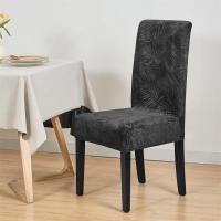 Cubierta De Silla Suave De Velours 1/4PCS Esponjosa Elástica De Color Sólido Lavable Para Sala De Comedor Hogar Bodas - details 14