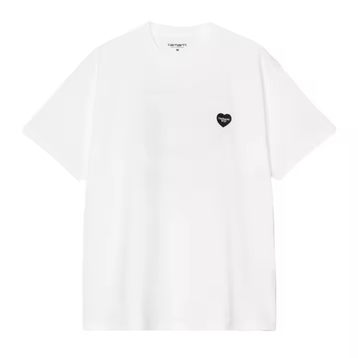 Camiseta Blanca Carhartt Heart II Hartt T-Shirt White de Corte Holgado - 1