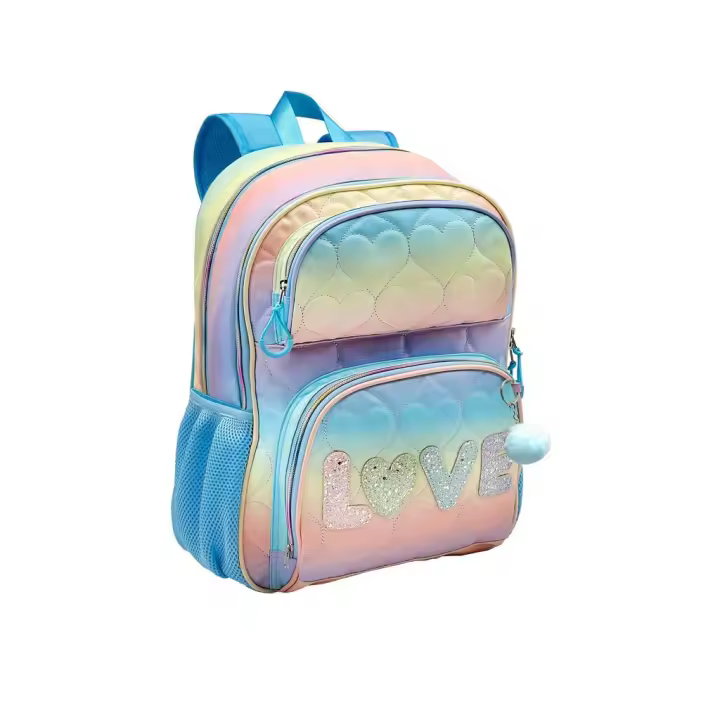Blin Blin Love Mochila Doble Compartimento con Accesorio Pom-Pom de Toybags T434-1027 - 1