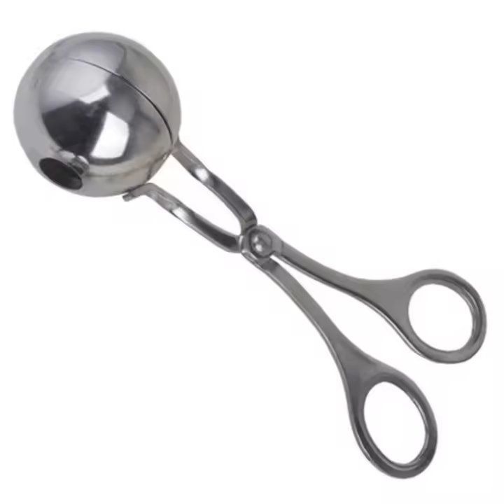 Herramienta de fabricación de Bolas de Carne, Clip de Maple inoxidable, Hoja moldeadora de Bolas Redonda - 1