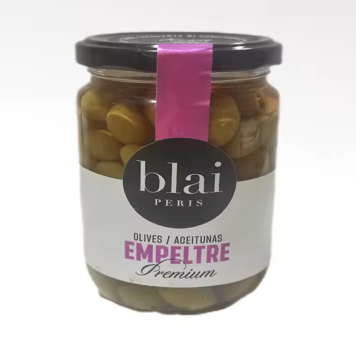 Pack de 2 Aceitunas Empeltre Verdes Premium Blai Peris 160g vidrio - 1