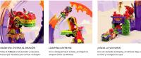 T-RACERS Dragon Loop – Looping con dragón, piloto y coche exclusivo. Pista de coches de juguete - details 3