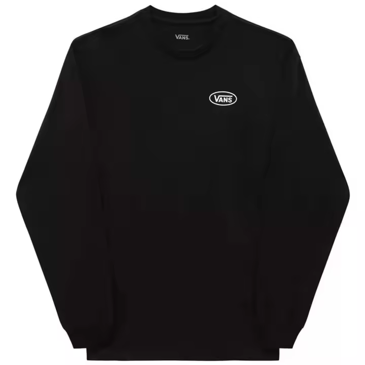 Camiseta de Manga Larga Vans  para unisex en color negro - 1