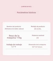 Epilador Eléctrico Para Mujeres 2 En 1 Doble Cabeza Painless Trimmer De Bikini Uso Seco Y Húmedo Cabeza Desmontable Afeitadora Eléctrica Para Cabello Pubal - details 18