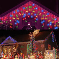 Luces De Ceniza De Navidad LED 12M Para Jardín Y Calle Decorativas Irregular Auto-Instalables Luz De Navidad Fairy - details 6