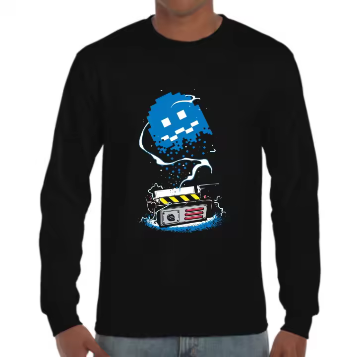The Fan Tee Camiseta Manga larga de HOMBRE Cazafantasmas Mocosete Echo 1 016 - 1