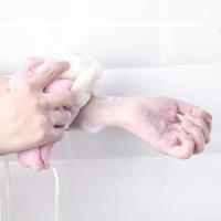 Toallas De Baño Colores Bloqueados Esfuerzo De Limpieza Para Adultos Toallas De Masaje Espalda Toallas De Arena Toallas De Espuma Malla - details 3
