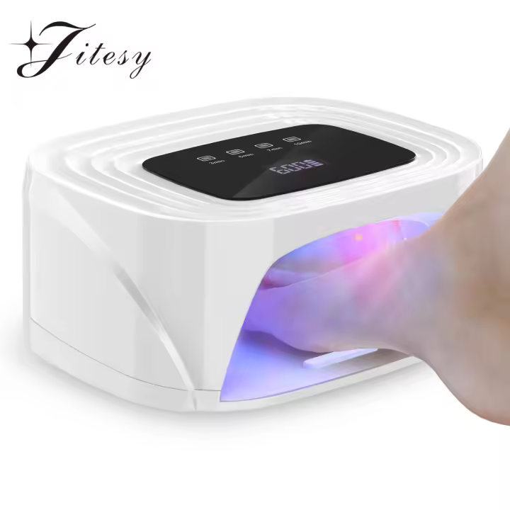 Dispositivo De Láser Para Uñas 20W Carga Inalámbrica Pantalla Digital Luz Roja 24*650NM + Luz Azul 12*470NM Para Limpieza De Onicomicosis Jitesy S15 - 1