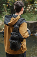 Bolsa De Pecho Táctica Para Camping Y Senderismo De Nylon Impermeable Para Hombres Bolsa Multifuncional De Deporte Al Aire Libre Con Sistema MOLLE - details 5