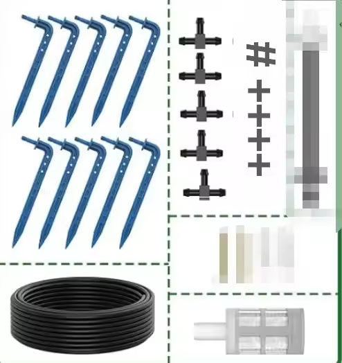 Kit De Riego Por Goteo Automático Solar Para Jardín Interior Y Exterior Con 9 Modos De Programación Sistema De Riego Para Plantas - 1