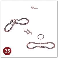 Juego De Rompecabezas Mágico De Metal Clásico IQ Juguete Estimulante Para Cerebro Desafío Inteligente Regalo Divertido Para Niños Y Adultos - details 24
