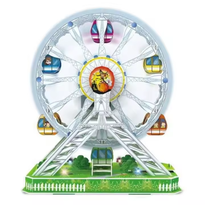 Puzzle 3D noria con luz de 50 piezas 161479 - 1