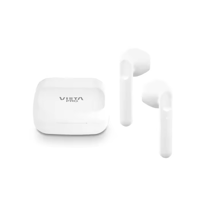 Vieta Pro Joy | Auriculares Inalámbricos con Bluetooth, Controles Táctiles y Manos Libres. Cascos con Micrófono y Batería de Larga Duración 20h. Auriculares de Botón con Caja de Carga - 1