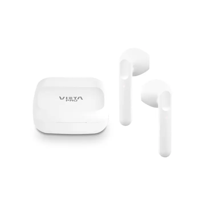 Vieta Pro Joy | Auriculares Inalámbricos con Bluetooth, Controles Táctiles y Manos Libres. Cascos con Micrófono y Batería de Larga Duración 20h. Auriculares de Botón con Caja de Carga - 1