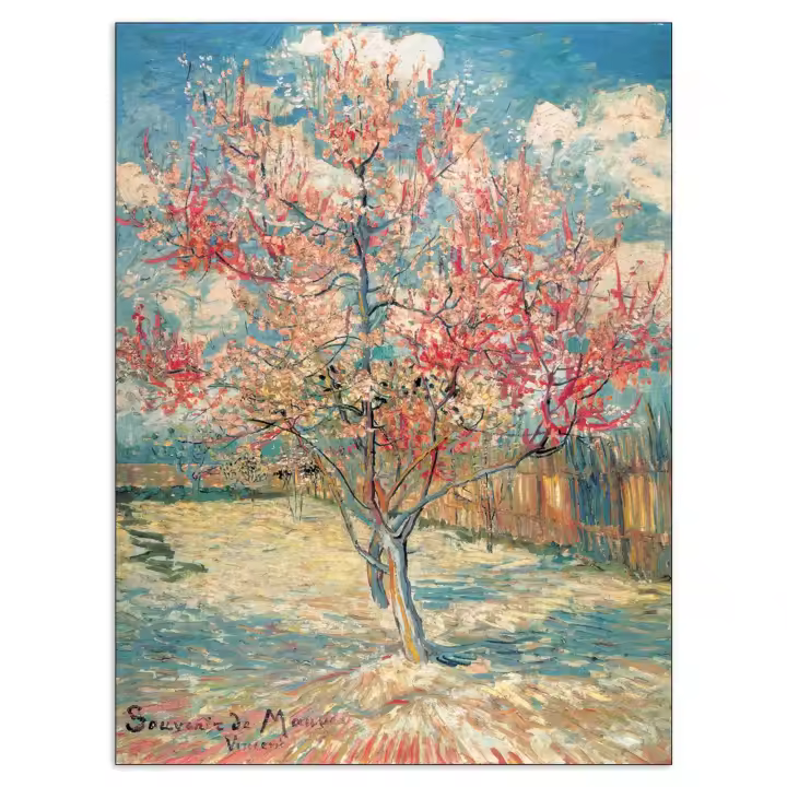 Panel decorativo del museo, listo para colgar. VAN GOGH - Souvenir De Mauve - Cm 60x80 - 1