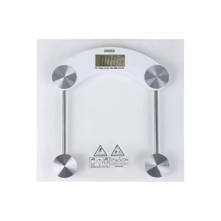 Báscula de Baño de Alta Precisión con Pantalla LCD de Alta Visibilidad, Balanza Peso Corporal, Báscula de Baño Digital con Medición en Kg,M2 tec - 1