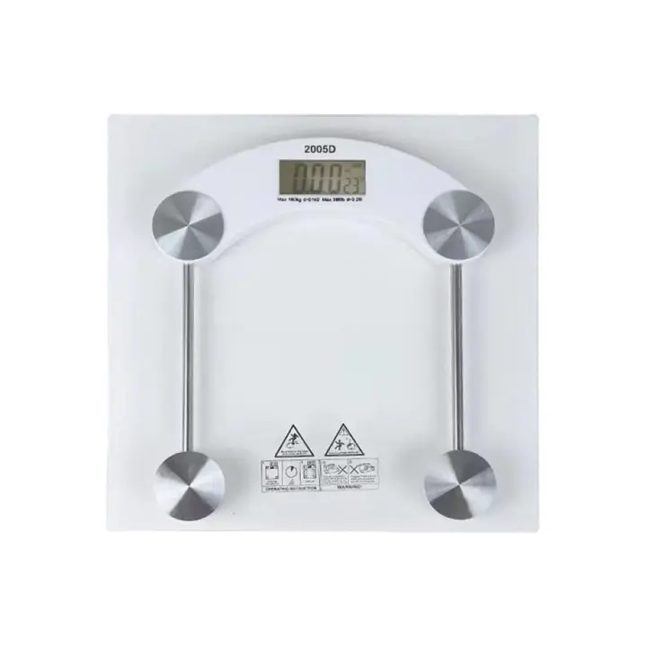 Báscula de Baño de Alta Precisión con Pantalla LCD de Alta Visibilidad, Balanza Peso Corporal, Báscula de Baño Digital con Medición en Kg,M2 tec - 1