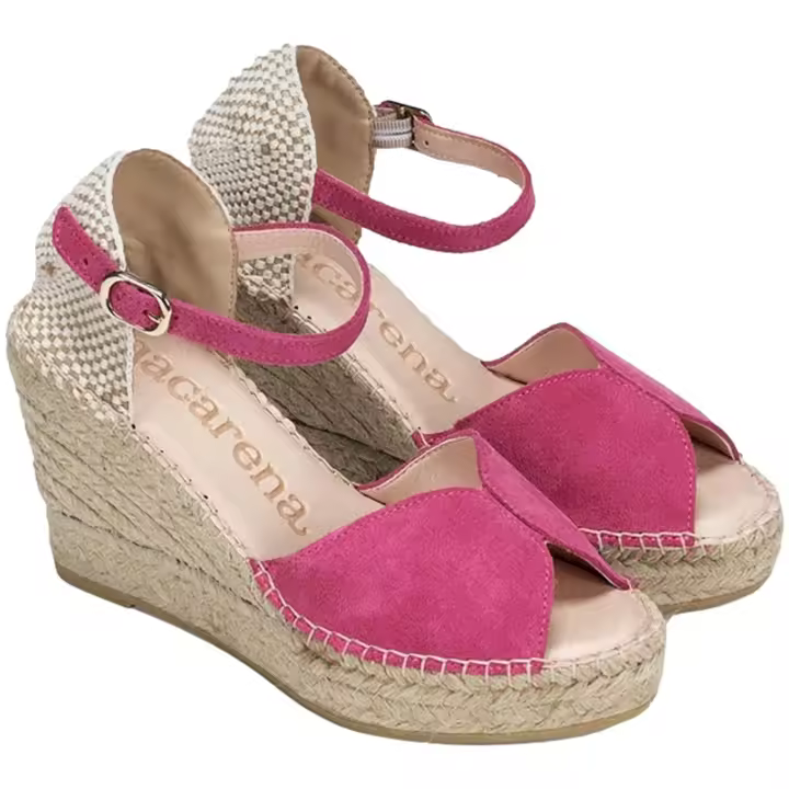 Sandalias marca Macarena modelo Musa47-Magenta para mujer en color rosa - 1