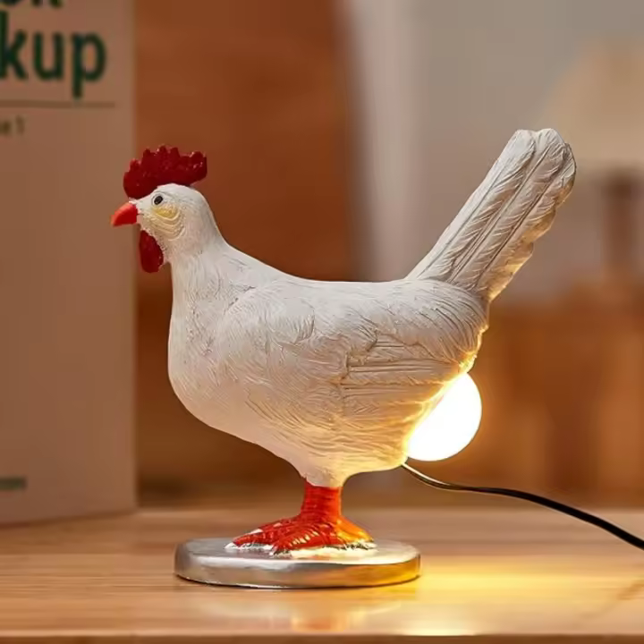 Lámpara De Noche LED Divertida De Pollo Para Decoración Del Hogar Y Regalos Para Niños Luces Temáticas De Pascua Fiesta Carnaval Ornamentos - 1