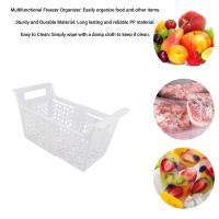 Cesta Para Congelador De Pecho Organizador De Almacenamiento Expansible Con Manija Accesorio Para Congelador De Pecho Para Cocina Material PP Resistente Al Carga - details 2