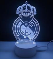Lampara 3D + mando futbol club REAL MADRID Nuevo , envio 24h - details 2