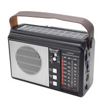 Radio Portátil Con Panel Solar FM AM SW Luz LED USB Tarjeta TF Altavoz Radio De Bolsillo Recargable Bluetooth No WIFI - details 5