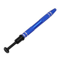 Herramienta De Succión Para Perlas Y Piedras Preciosas Con Cuatro Agujas Soporte De Cuentas Herramienta De Cogedor De Piercing Corporal Pluma De Polvo Metal Inoxidable - details 8