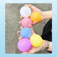 Bolas De Agua Reutilizables Juguete Rápido De Llenado Auto Sellado Para Juegos De Verano Actividades Al Aire Libre Para Niños Y Adultos - details 5