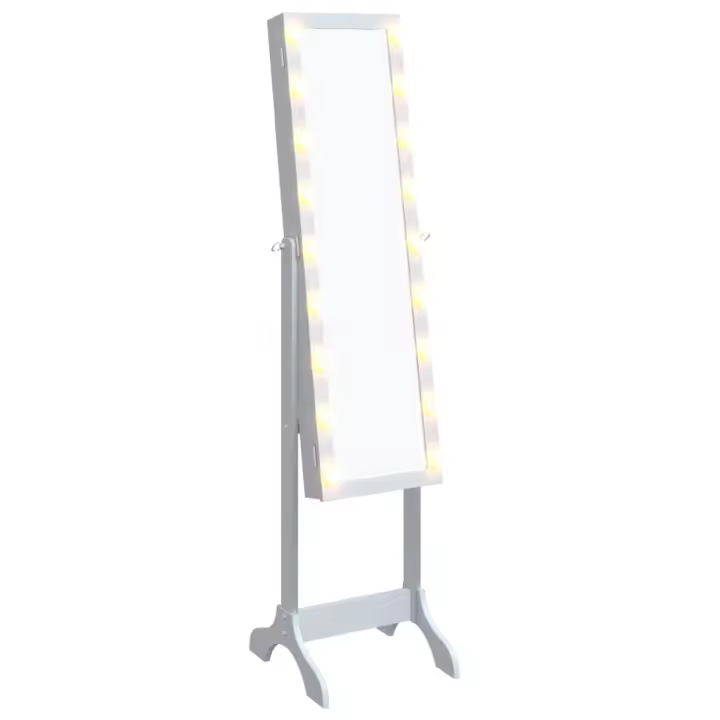 Espejo bañoEspejo de pie con LED blanco 34x37x146 cm - 1