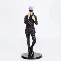 Figura De Acción Anime Jujutsu Kaisen Satoru Gojo 16CM Con Cabezas Interchangeables Modelo PVC Regalo Para Colección Itadori Yuji - details 7