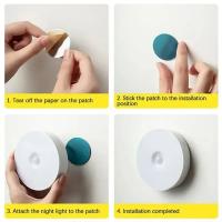 Lámpara Nocturna LED Con Sensor De Movimiento PIR Luz De Armario Cocina Escalera Luz De Armario Inalámbrica Recargable USB - details 4