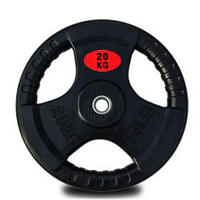 Fit-Force Discos de Pesas Olímpica 51mm Hierro Fundido con Revestimiento de Caucho - Protección de Caucho - details 0