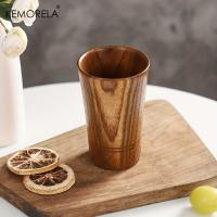 Taza De Té De Madera Hecha a Mano Estilo Japonés Para Café Leche Agua Vino Taza De Bebida Para Cocina Y Barra - details 5