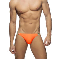 Bikini De Push up Para Hombres Briefs De Natación Sexy Mini Trunks De Baño Cortos De Playa Brasileños Desmiitizados Monocromáticos Talla Verdadera Neopreno Y Poliéster - details 7