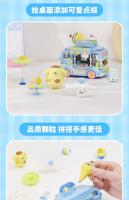 Figura De Anime Sanrio Hello Kitty Bloque De Construcción Artesanal Juguete De Rompecabezas Para Niños Adorno Decorativo Muñeca De Dibujos Animados Modelo De Coche De Comida - details 15