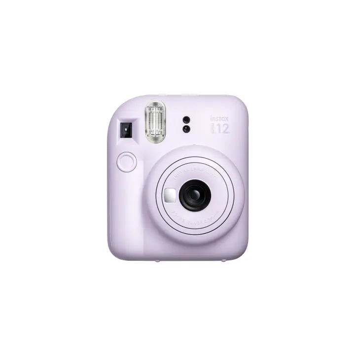 Fujifilm Instax Mini 12 Pack Best Memories - Cámara Instantánea + Papel 10 Fotos + 3 Portafotos (Nube, Luna, Corazón) Varios Colores (Verde, Morado, Blanco, Rosa o Azul) - 1