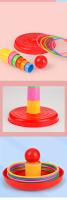 Juego De Torre De Juegos Para Niños Con Anillos De Lanzamiento Juego Interactivo Para Padres E Hijos Desarrolla Habilidades De Agarre Y Movimiento Juguetes Deportivos Para Interiores Y Exteriores - details 1