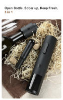 Abrepuertas Automático Electrónico Rojo Para Vino Con Cortador De Aluminio Y Apertura Rápida De Denegadores Herramienta De Extracción De Tacos De Madera - details 14