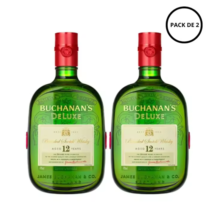 Buchanan's Deluxe, Whisky Escocés Blended 12 años, 1L - 1