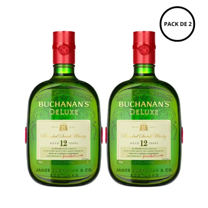 Buchanan's Deluxe, Whisky Escocés Blended 12 años, 1L - 1