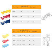 50Pcs (25set) Conectores De Cable Eléctricos Rápidos Terminales De Cableaje De Cierre De Tapa Impermeables Para Electricidad - details 10