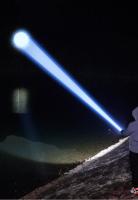 Linterna Táctica Potente 100W Con Luz COB Y LED Alta Potencia 7500mAh Torcha Con Zoom 3000m Luz De Mano Resistente Al Choque Y Al Agua - details 15