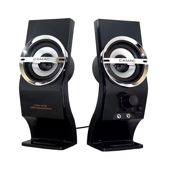 LIFA CAMAC Altavoces para ordenadores con cable USB universal, altavoecs para PC, reproductores de sonidos CMK878 - 1
