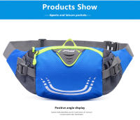Bolsa De Cintura Para Ciclismo Running Pesca Senderismo Deporte Fitness Con Bolsillo Para Botella De Agua PU Unisex - details 16
