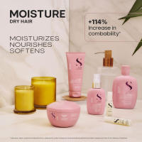 Alfaparf Milano Semi di Lino Moisture Nutritive Leave-In Conditioner 1000 Ml. / Acondicionador Sin Aclarado para Cabello Seco / Nutre, Suaviza y Facilita el Peinado. - details 6